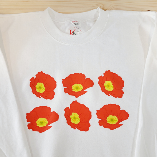 Poppies for Days Sweatshirt